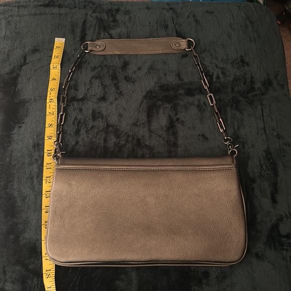 Tory Burch Gun-Metal Large Shoulder Bag/Purse - Picture 3 of 11